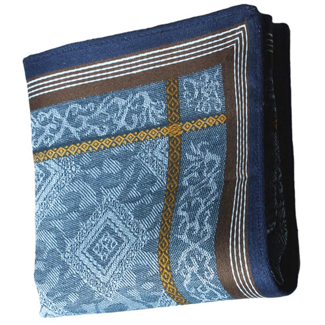 Borsa fazzoletto fazzoletti da uomo in cotone uomo jacquard sigillata