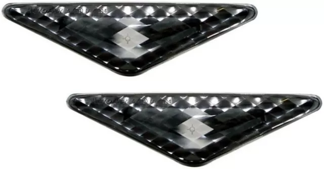Diamond Black Side Repeater Indicators - Fits Ford Mondeo Mk3 (00-07)