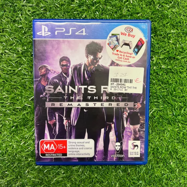 Saints Row The Third Remastered Playstation 5 PS5 Japan DMM GAMES Tested