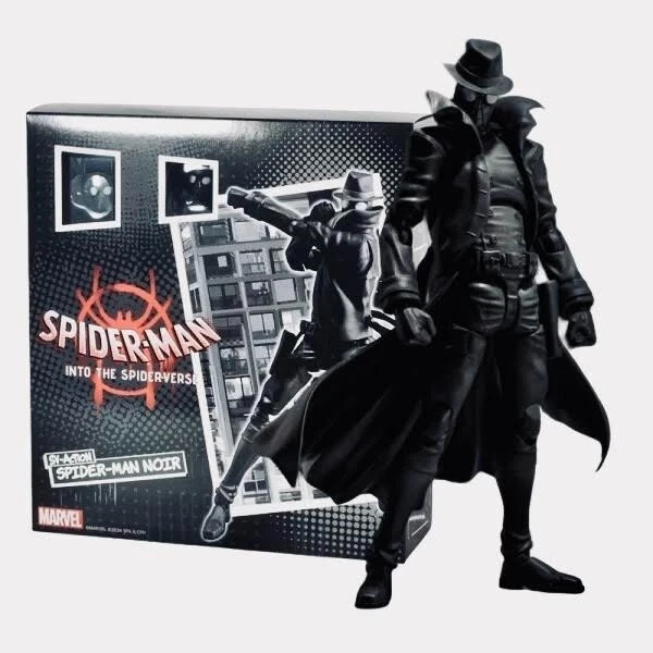 Figurine Marvel Spider-Man Noir – 17 Cm – Collection Manga/Comics – PVC