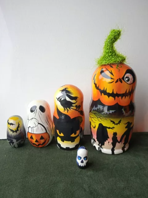 Halloween decorations indoor horror nesting dolls Halloween gift for kids 6 inch