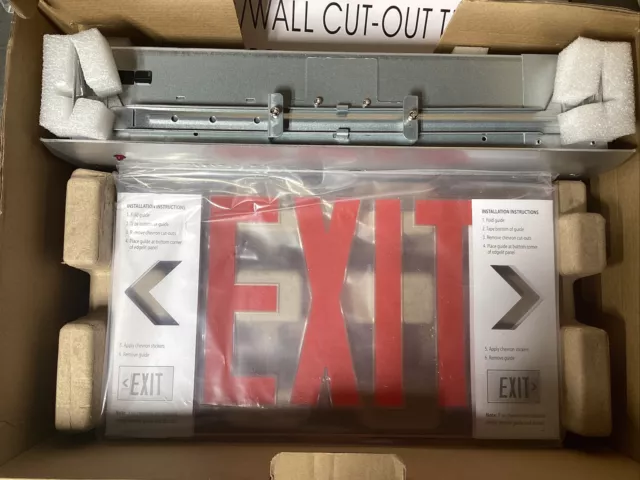 Lithonia Lighting EDGR 1 R WM M4  Exit Sign