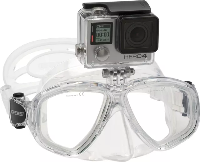 Action Cressi Maske Clear Tauchmaske / Brille / Schnorcheln / GoPro / Action cam