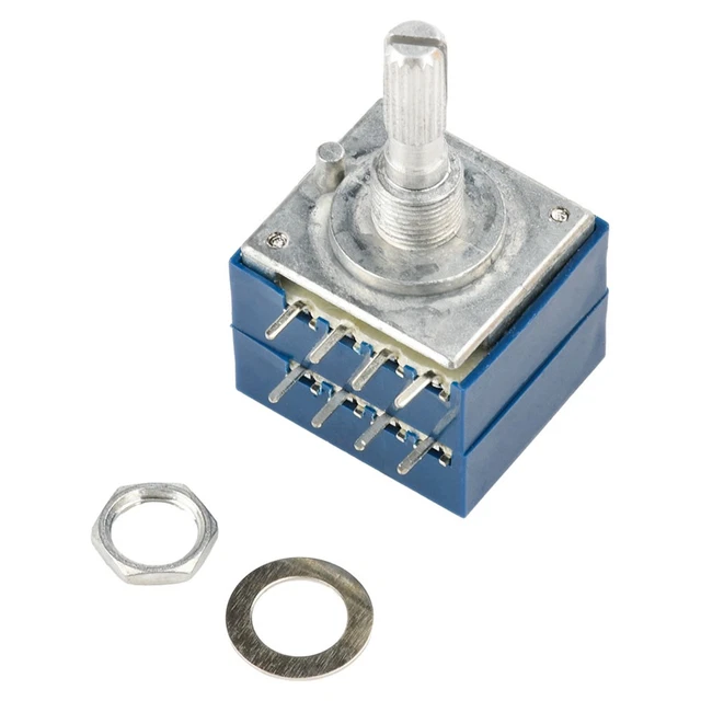 1 piece ALPS A500K RK27 Dual Volume Potentiometer - Computer & Office