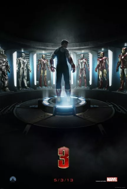 Iron Man 3  - original DS movie poster 27x40 D/S ADVANCE