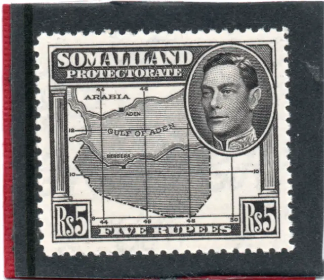 Somaliland GV1 1938 5r black sg 104 NHM