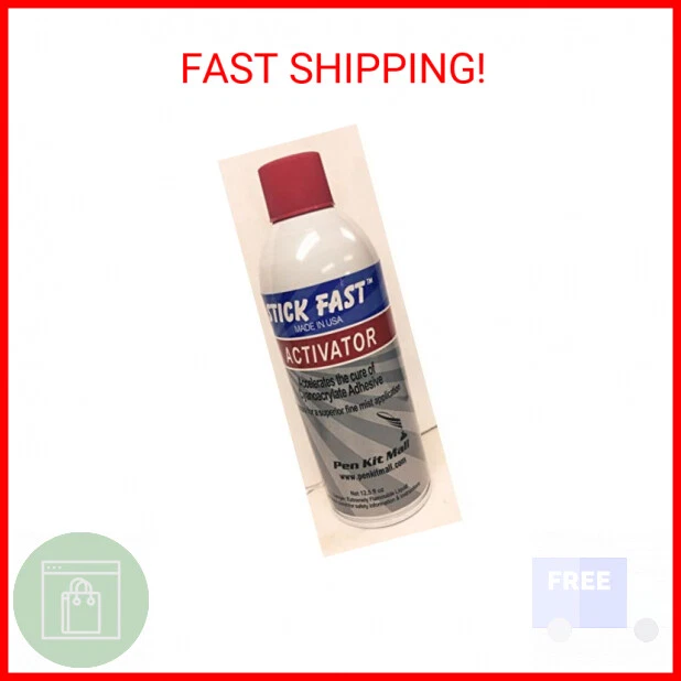 Stick Fast Aerosol Activator Multipurpose Adhesive Spray, Clear, 12.5 Ounces