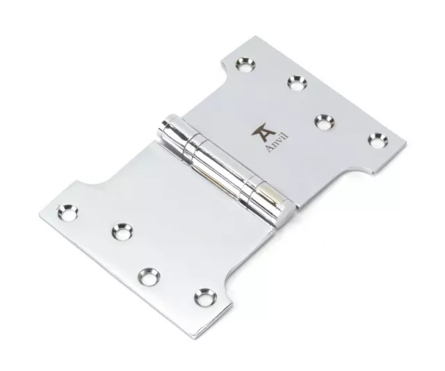 From The Anvil Polished Chrome Cabinet Cupboard Door Hinges