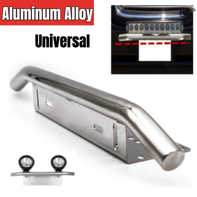 Aluminum Offroad Bumper License Plate Mount Bracket For LED Working Fog Light US