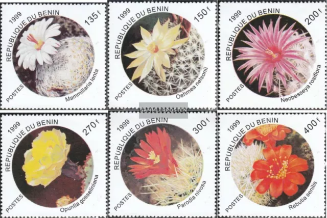 Benin 1199-1204 mint never hinged mnh 1999 Cacti