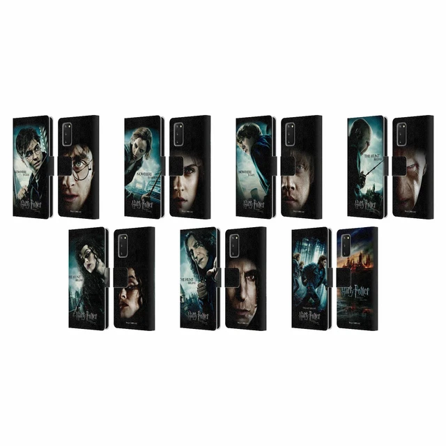 Harry Potter Deathly Hallows Vii Leather Book Wallet Case For Samsung Phones 1