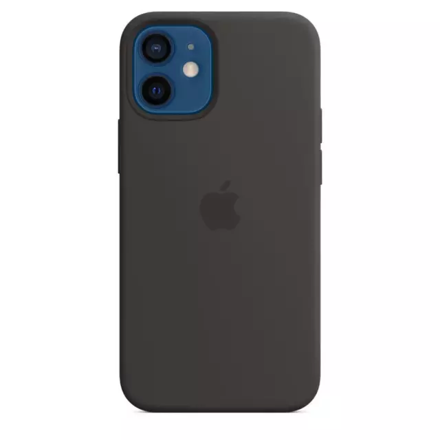 Véritable / Officiel Apple IPHONE 12 Mini Silicone Étui Avec Magsafe - Noir -