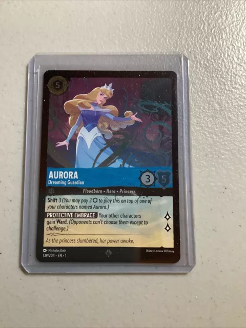 Disney Lorcana First Chapter COLD FOIL 139/204 AURORA Dreaming Guardian