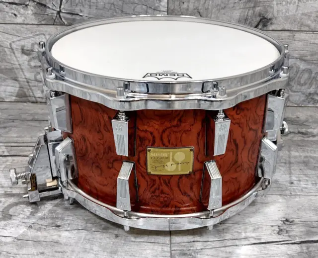 Sonor Signature 14"x8" HLD-580 Snare Bubinga Heavy Vintage Germany  •TOPZUSTAND•