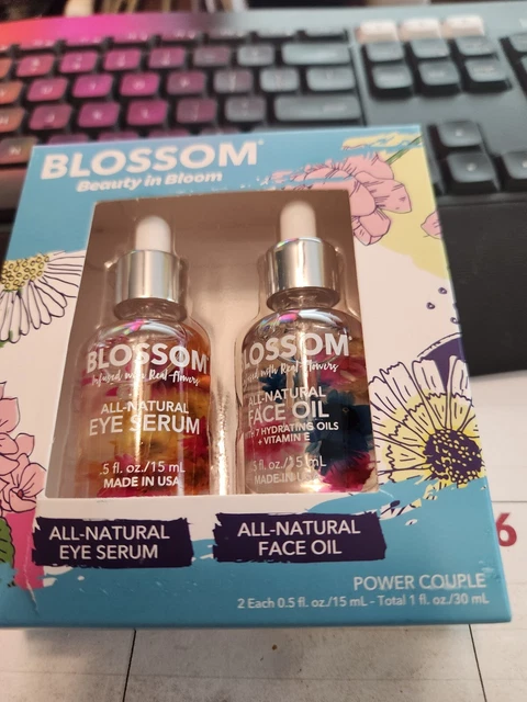 Suero natural para ojos y aceite facial BLOSSOM Beauty in Bloom Power Couple (BL-GS52)