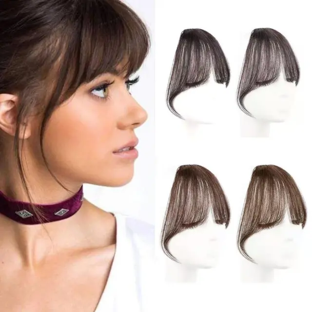 Fake Bangs 3D French Bangs Wig Women's Forehead Hair Head Curtain AirBangs  K2O6