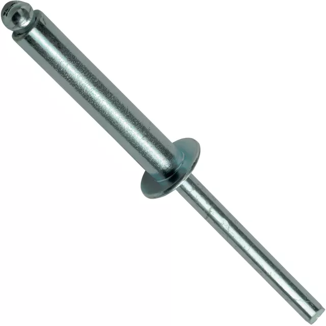 Pop Rivets 3/16" x 1-1/8" All Steel Dome Head Blind 6-18 Quantity 100