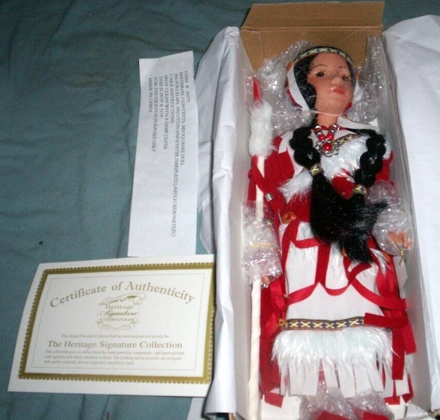 New in Box Heritage Signature Collection Doll Native American Meoquanee NIB