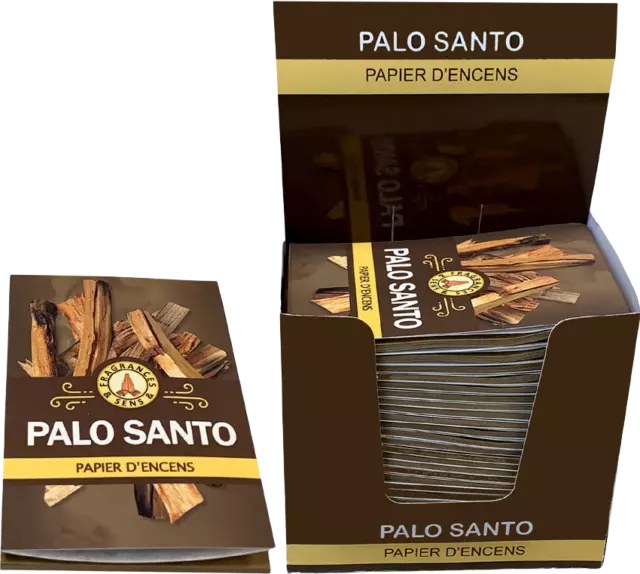 Papier d'encens Fragrance et sens "Palo Santo" lot de 3