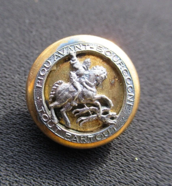 Bouton Ancien De Vènerie – Équipage De La Chaussière ? – 25 Mm – France
