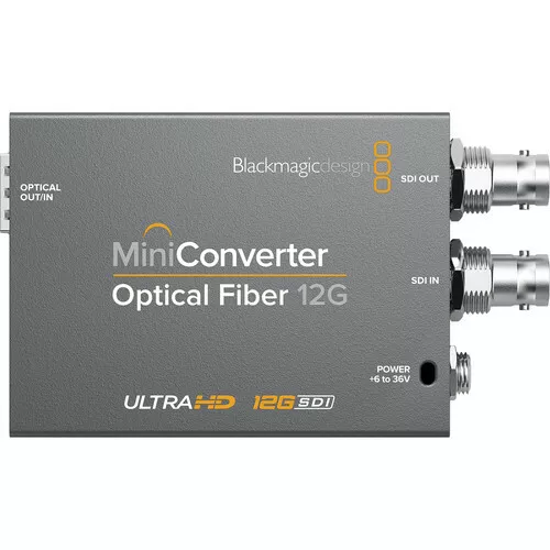 Blackmagic Design Mini Converter - Optical Fiber 12G (Open Box)  CONVMOF12G