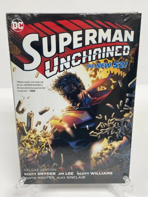 Superman Unchained The Deluxe Edition (2023) New DC Comics HC Hardcover Sealed