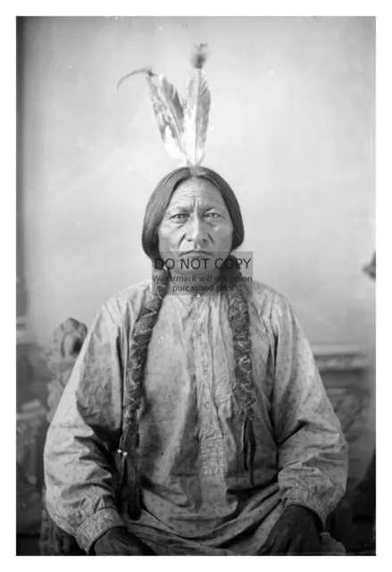 Sitting Bull Native American Chief 1883 Old West 4X6 Photo Reprint