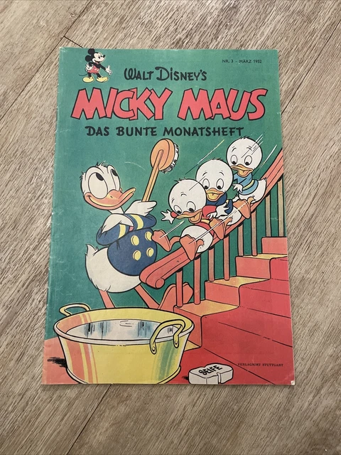 Micky Maus Heft Nr. 3 - 1952 - Nachdruck Reprint