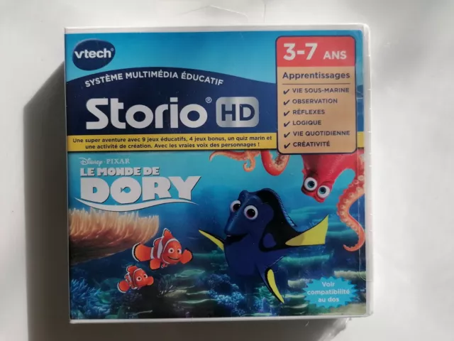 LE MONDE DE DORY (Disney / Pixar) - Jeu STORIO HD VTECH NEUF version française