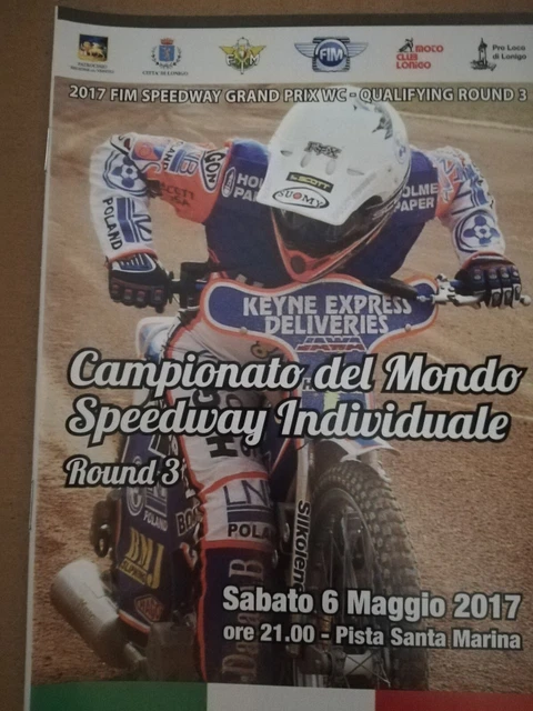 2017 FIM Speedway World Championship Qualifying round programme Lonigo