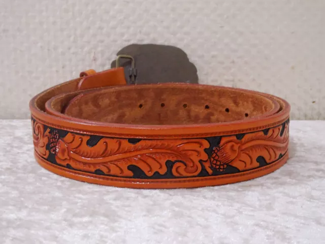 Xtredc - Looper Cowboy Western Tribal Design Ceinture en Cuir Vintage Fait Main 3