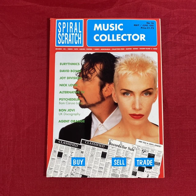 SPIRAL SCRATCH MUSIC Collector Magazine May / June 1990 Eurythmics £4. ...