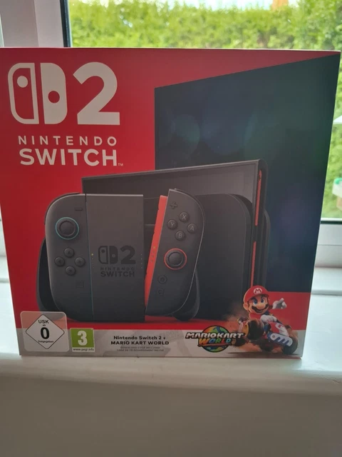 Switch 2 Mario Model NINTENDO SWITCH 2 Console - Mario Kart World Bundle £470.00 - PicClick UK