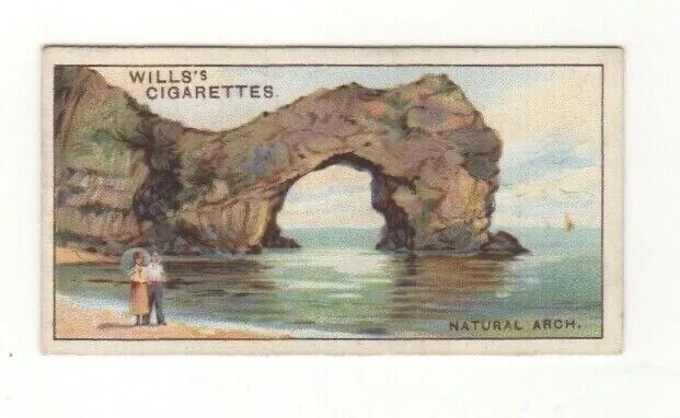 1928 Wills Wonders of the Sea #47. Natural Arch