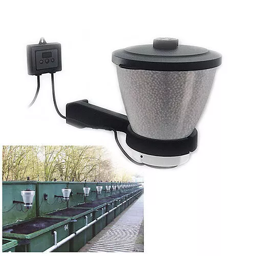 Fisch & Koi Futterautomat 7Liter für Pellet Futter Fishfeeder Teichfutterautomat