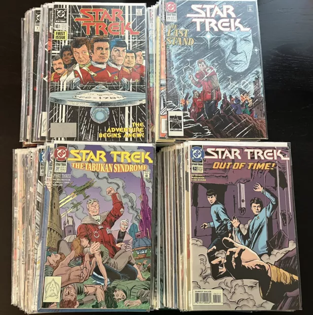 DC Comics Complete 1989 Star Trek Series #1-80 Annual 1-6 + 10 Doubles VF/NM Lot