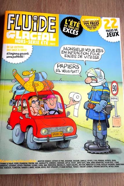 Revue  Fluide Glacial  Hs  N° 103 -  Ete  2023  /  L'ete  De  Tous  Les   Exces