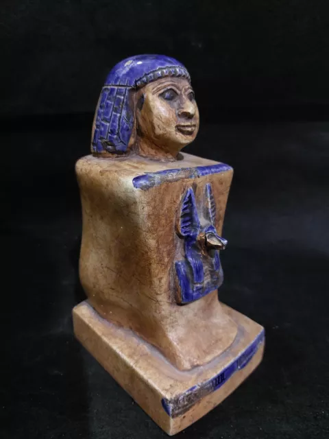Unique Anubis with Ushabti Ancient Egyptian antiquities Egyptian Statue Egypt BC 3