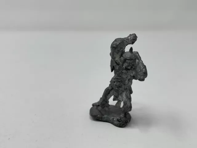 WARHAMMER CITADEL GW OOP 80s FTT4 C20 TROLL WITH CAPTIVE GIRL SCIMITAR FANTASY