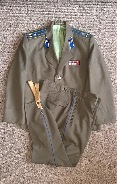 Soviet colonel KGB jacket and pants