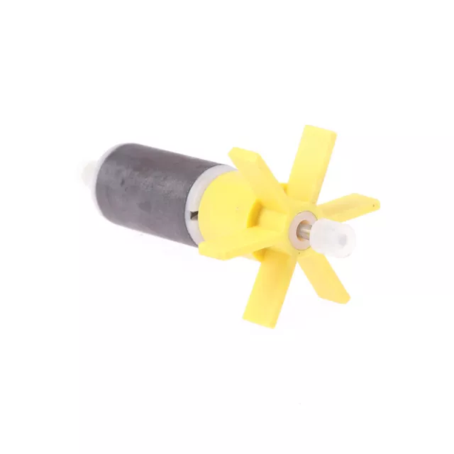 Aquarium Water Pump Yellow Replacement Filter Impeller Rotor Includes Bearing