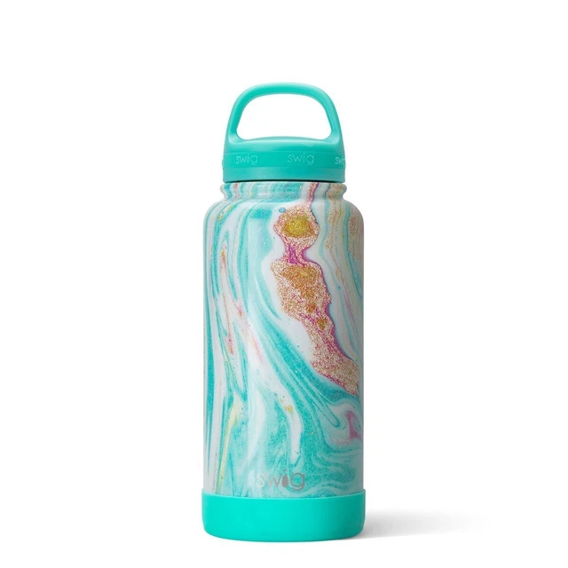 Swig Triple Insulated Metal Thermos Wide Mouth Stainless Steel Water Bottle 30oz