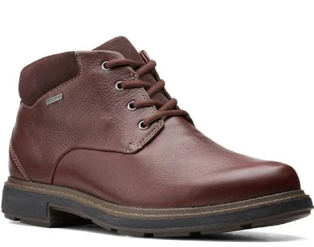 Botines Clarks Un Tread Up GORE-TEX Cuero Negras Para Hombre (32518-ELHI)