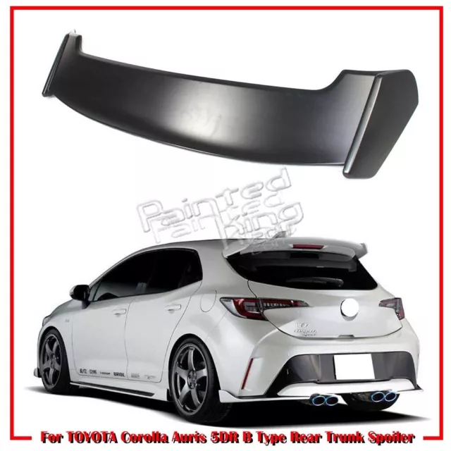 Gloss Black For Toyota Corolla E210 Hatchback Auris B Type Rear Roof  Spoiler