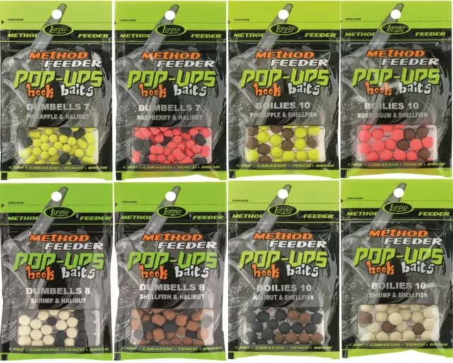 Pop-Up Lorpio Method Feeder Hook Baits Pop-Ups Dumbells Boilies Karpfenköder