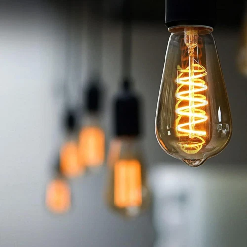 MLOQI 2er-Pack Vintage Edison LED Glühbirnen 4W 2300K E27 Eichhörnchenkäfig 2 3