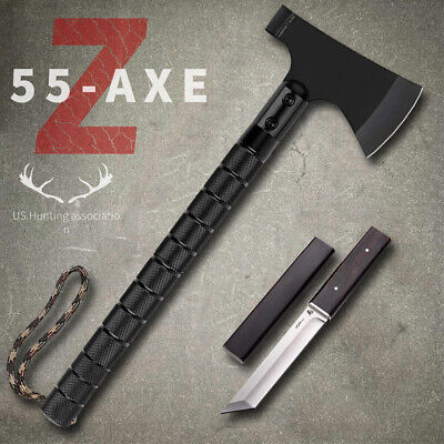 Military Tomahawk Outdoor Fixed Blade Axe Hunting Knife Swiss Army Knife US
