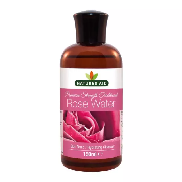 Natures Aid Premium Strength Traditional Rose Water 150ml