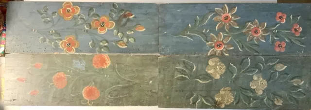 Antike Holzpaneele…Bauernmalerei…uralt…Restaurierung