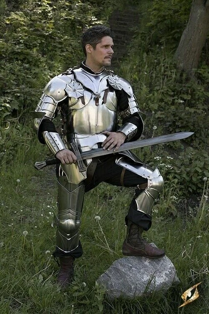 Medieval Full Body Gothic Armor Suit Larp Cosplay Costume Reenactment SCA
